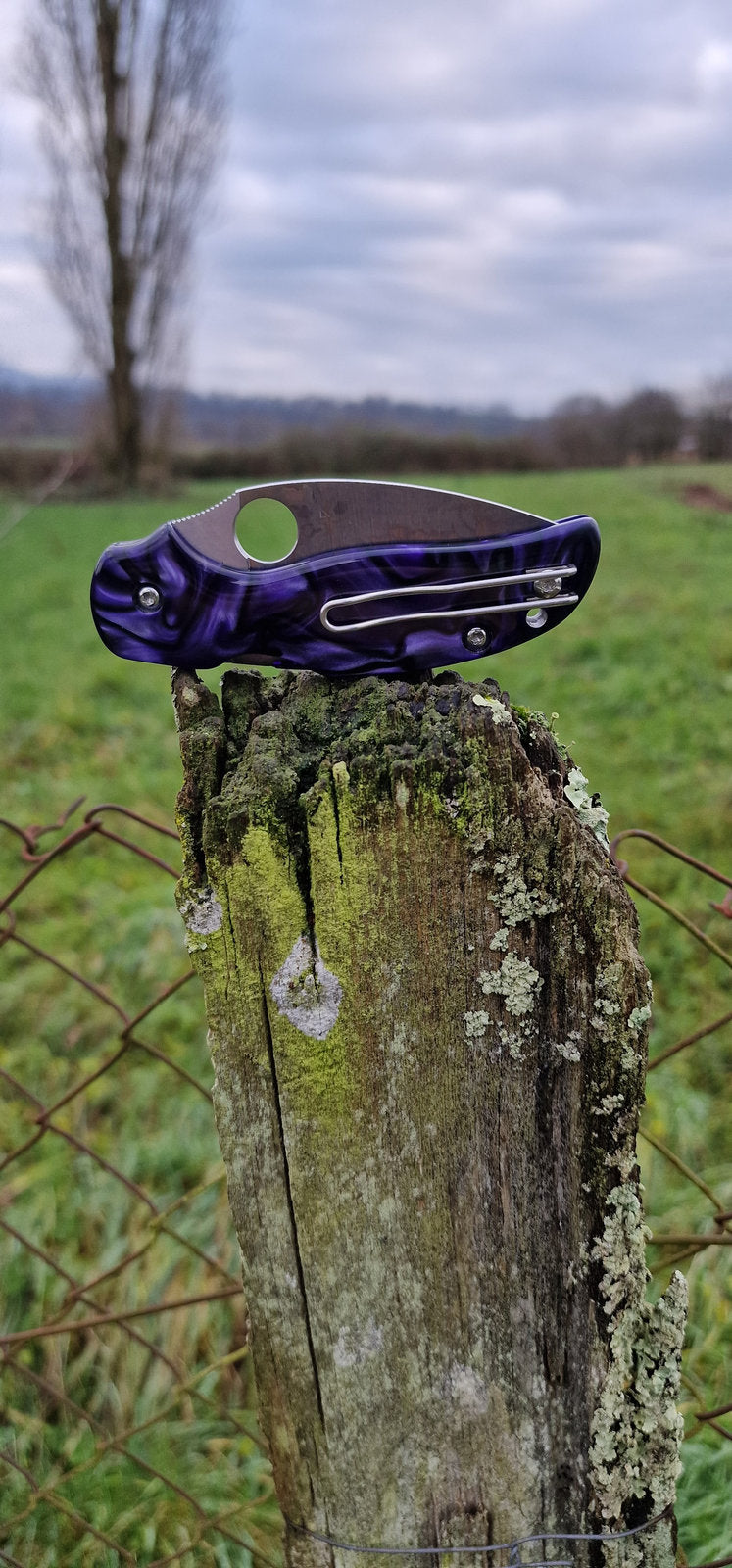 Scales in Kirinite for Spyderco Sage 5, 5 LW or 6