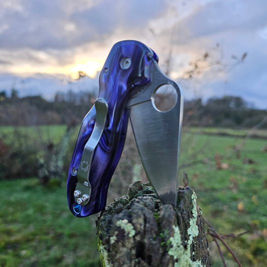 Scales in Kirinite for Spyderco PM3