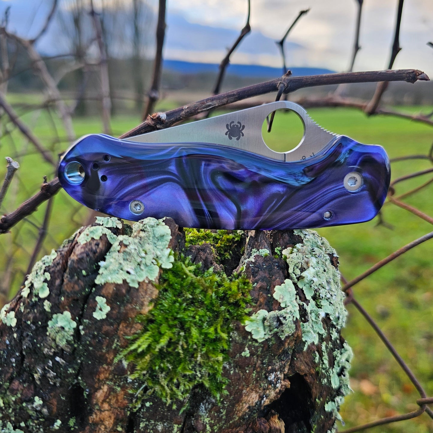Scales in Kirinite for Spyderco PM3