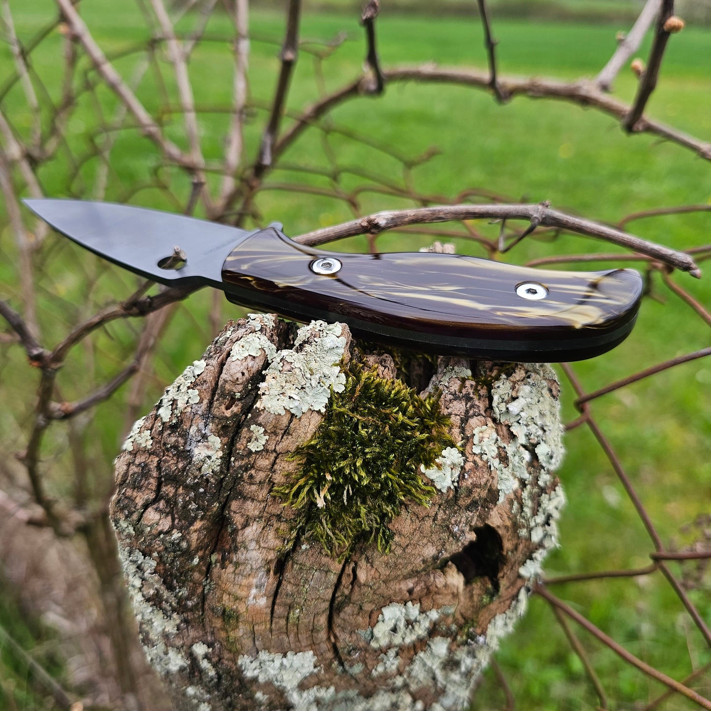 Scales in Kirinite for Spyderco Mule team