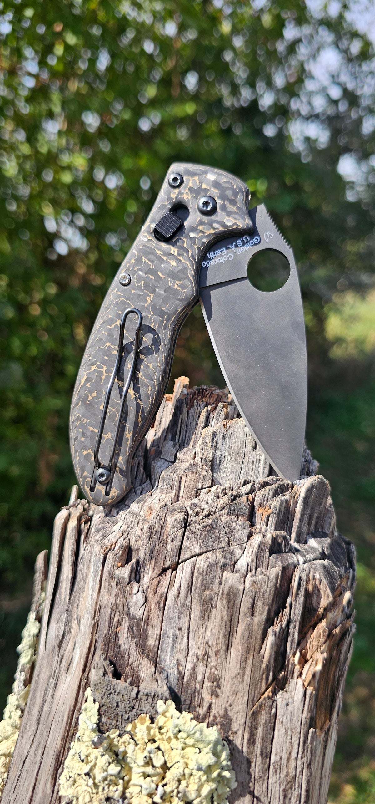 Scales Carbon by Fatcarbon for Spyderco Manix 2 and Manix 2 Lightweight