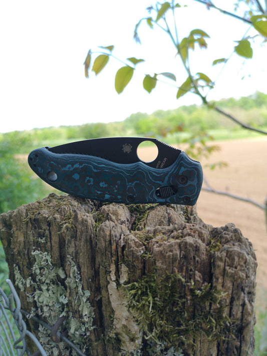 Scales Carbon by Fatcarbon for Spyderco Manix 2 and Manix 2 Lightweight