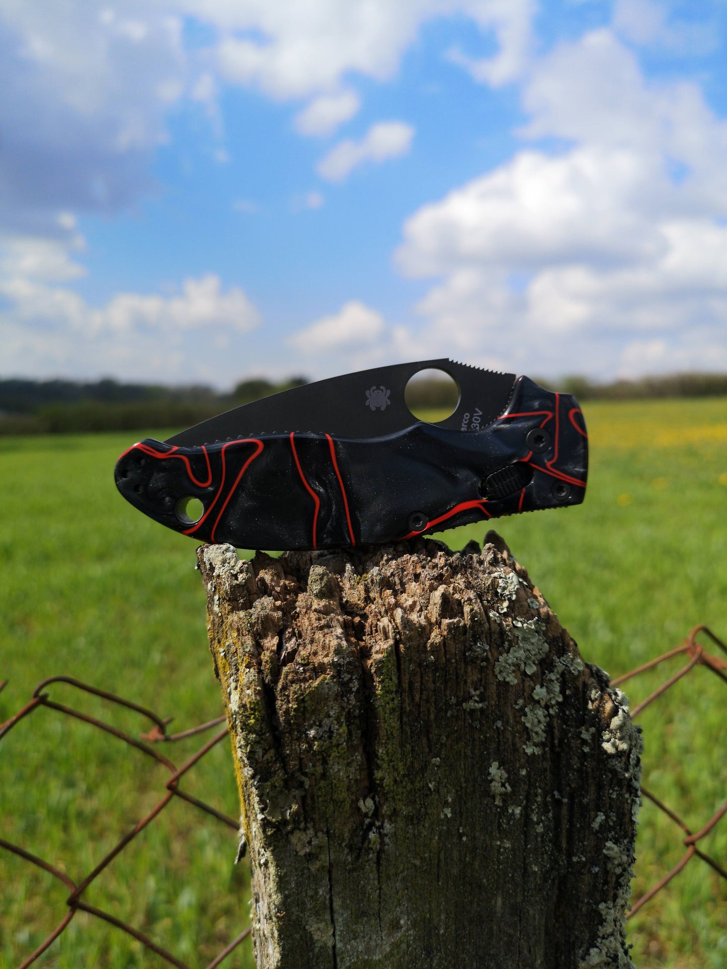 Scales in Kirinite for Spyderco Manix 2 and manix Lightweight