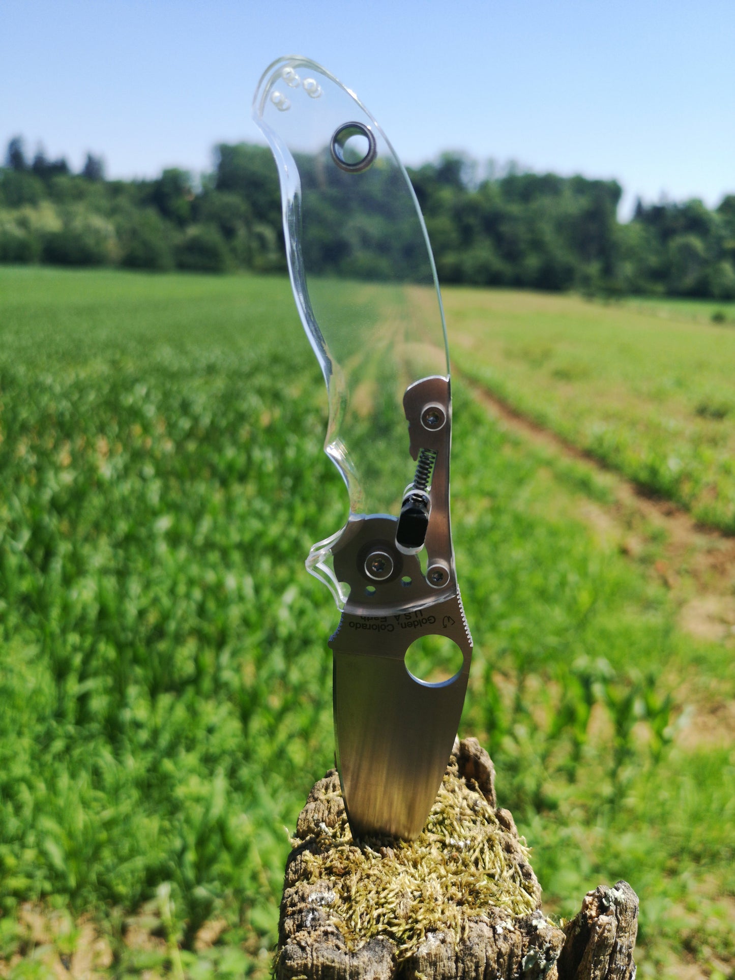 Scales in Polycarbonate for Spyderco Manix 2, 2XL and manix Lightweight
