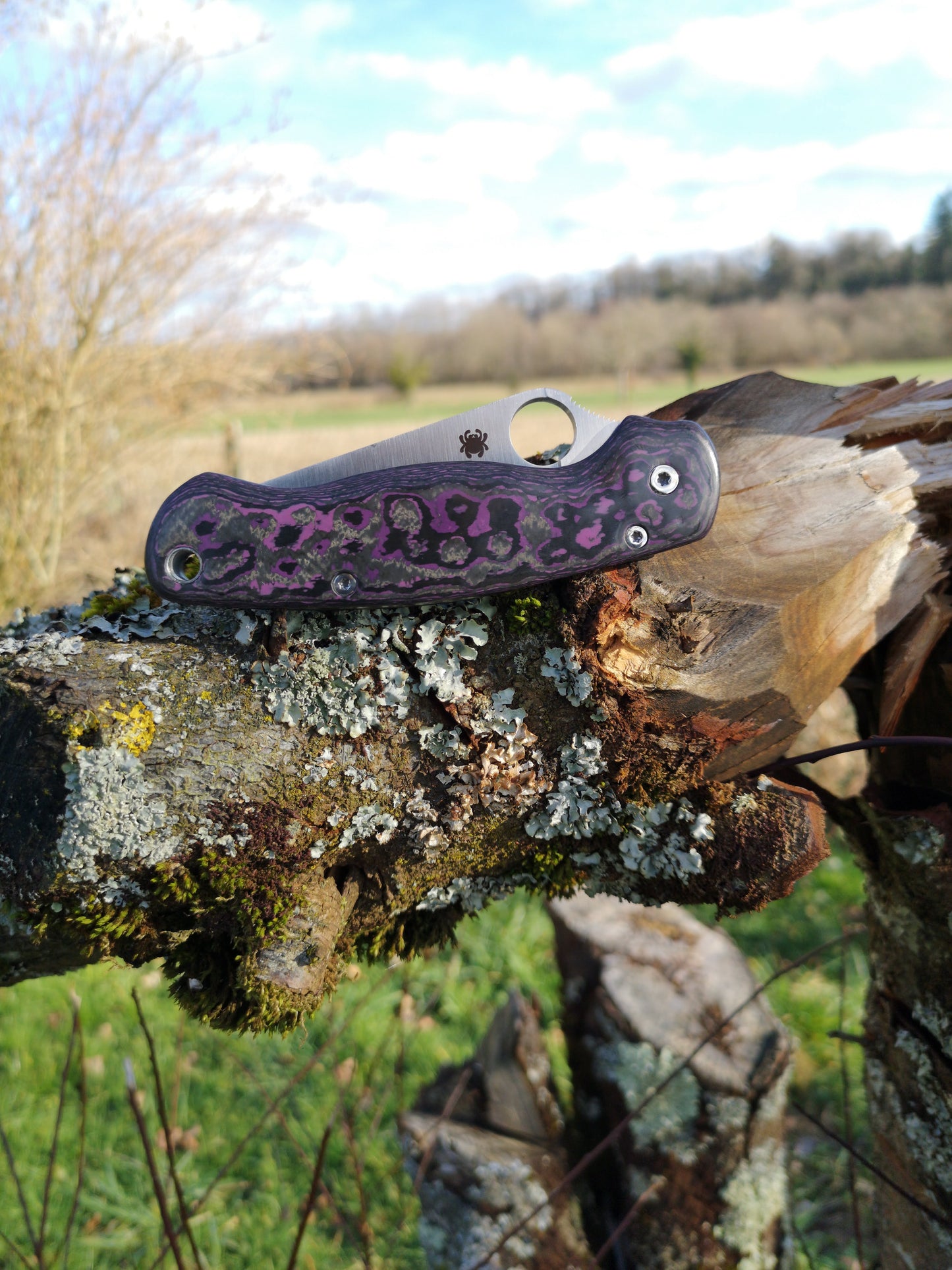 Scales in Carbon by Fatcarbon for Spyderco Paramilitary 2