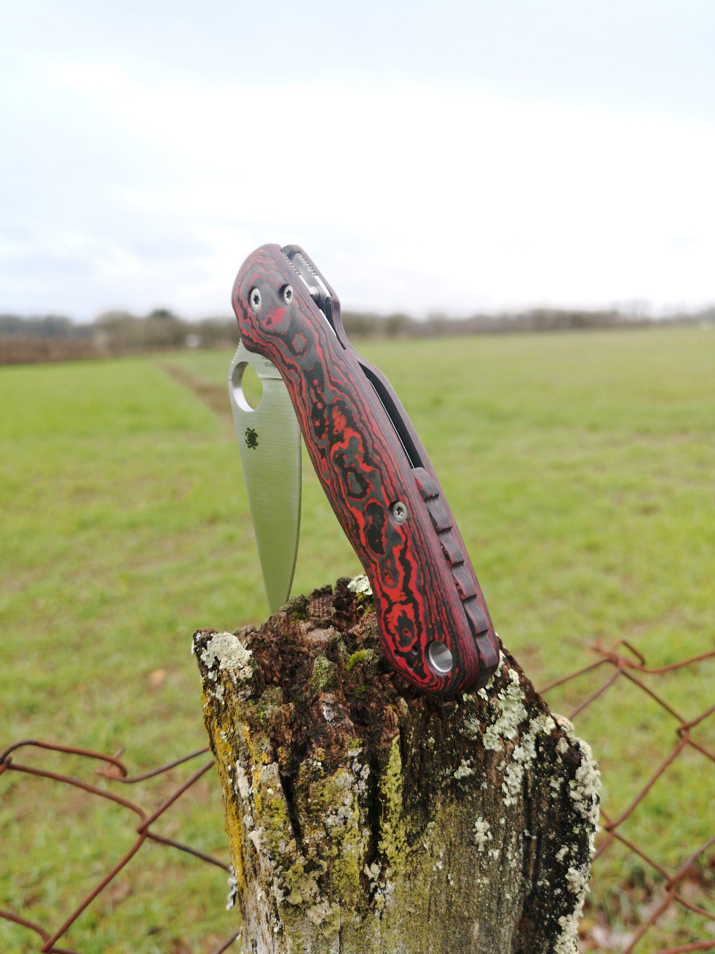 Scales in Carbon by Fatcarbon for Spyderco Paramilitary 2 with assorted clip and backspacer