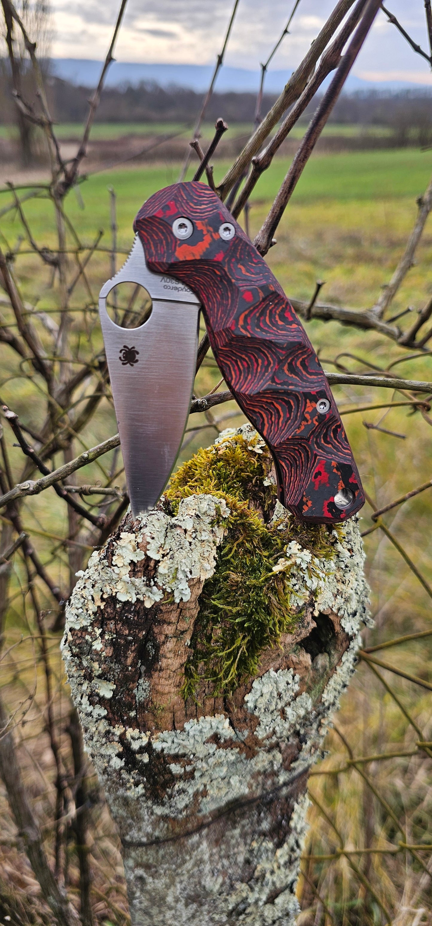 Scales in Carbon by Fatcarbon for Spyderco Paramilitary 2