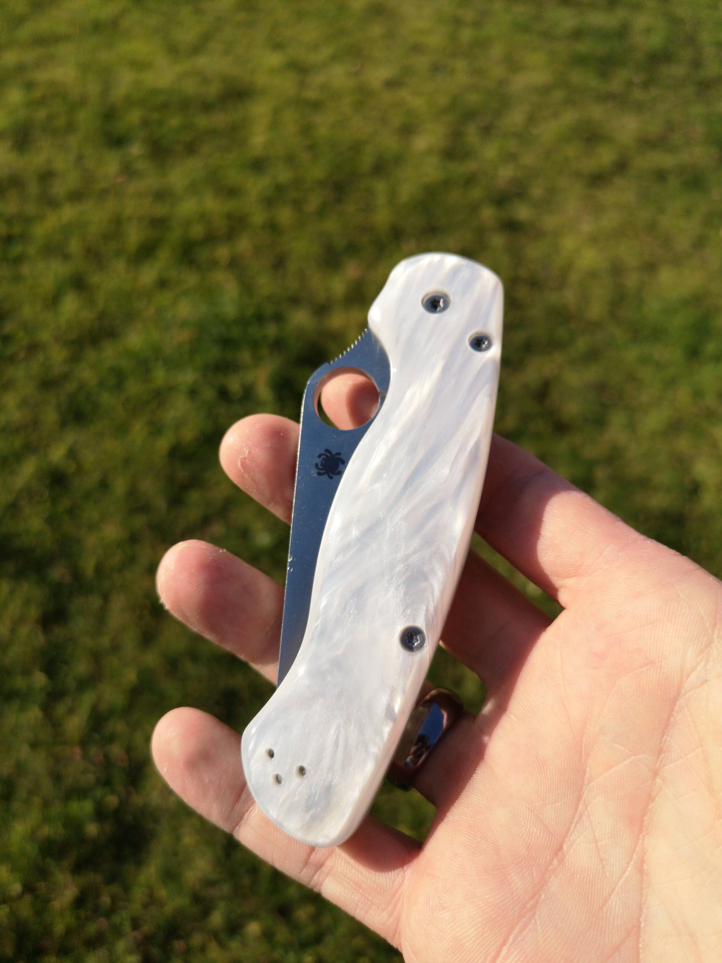 Scales in Kirinite for Spyderco Paramilitary 2