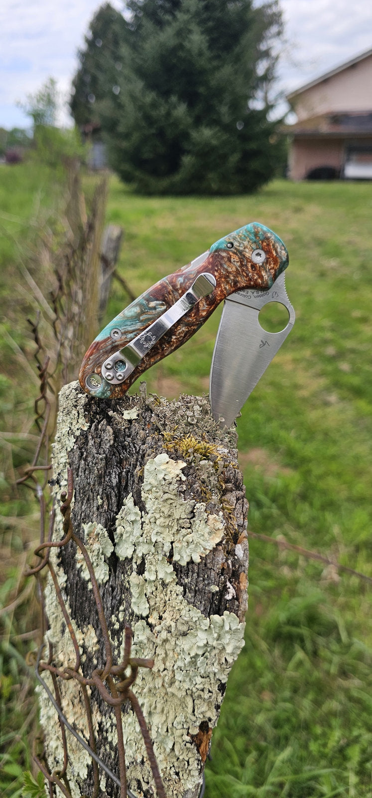 Scales shipwreck for Spyderco Para 3