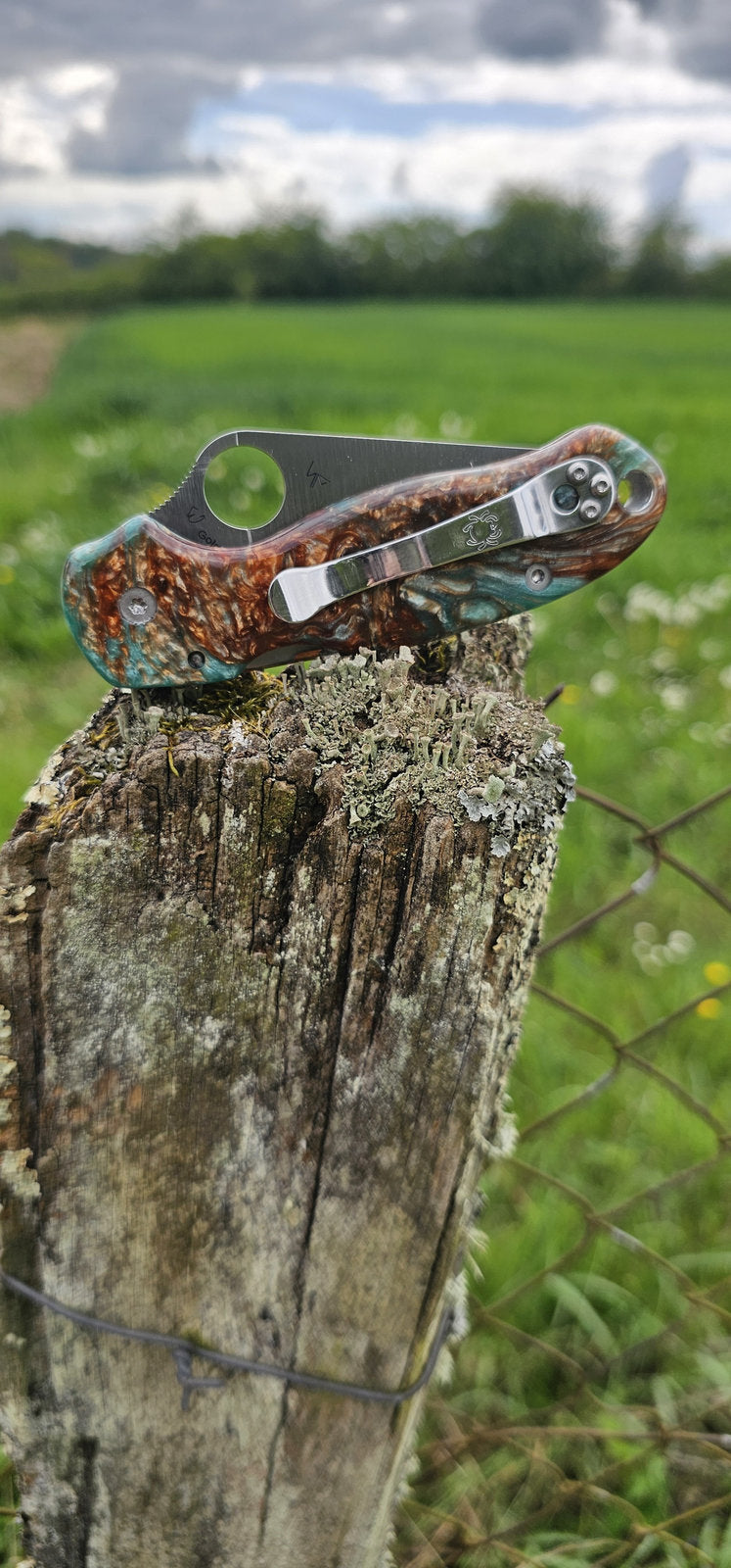 Scales shipwreck for Spyderco Para 3