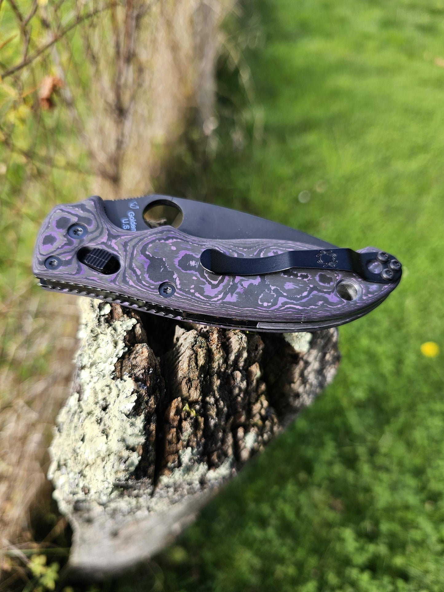 Scales Carbon by Fatcarbon for Spyderco Manix 2 and Manix 2 Lightweight