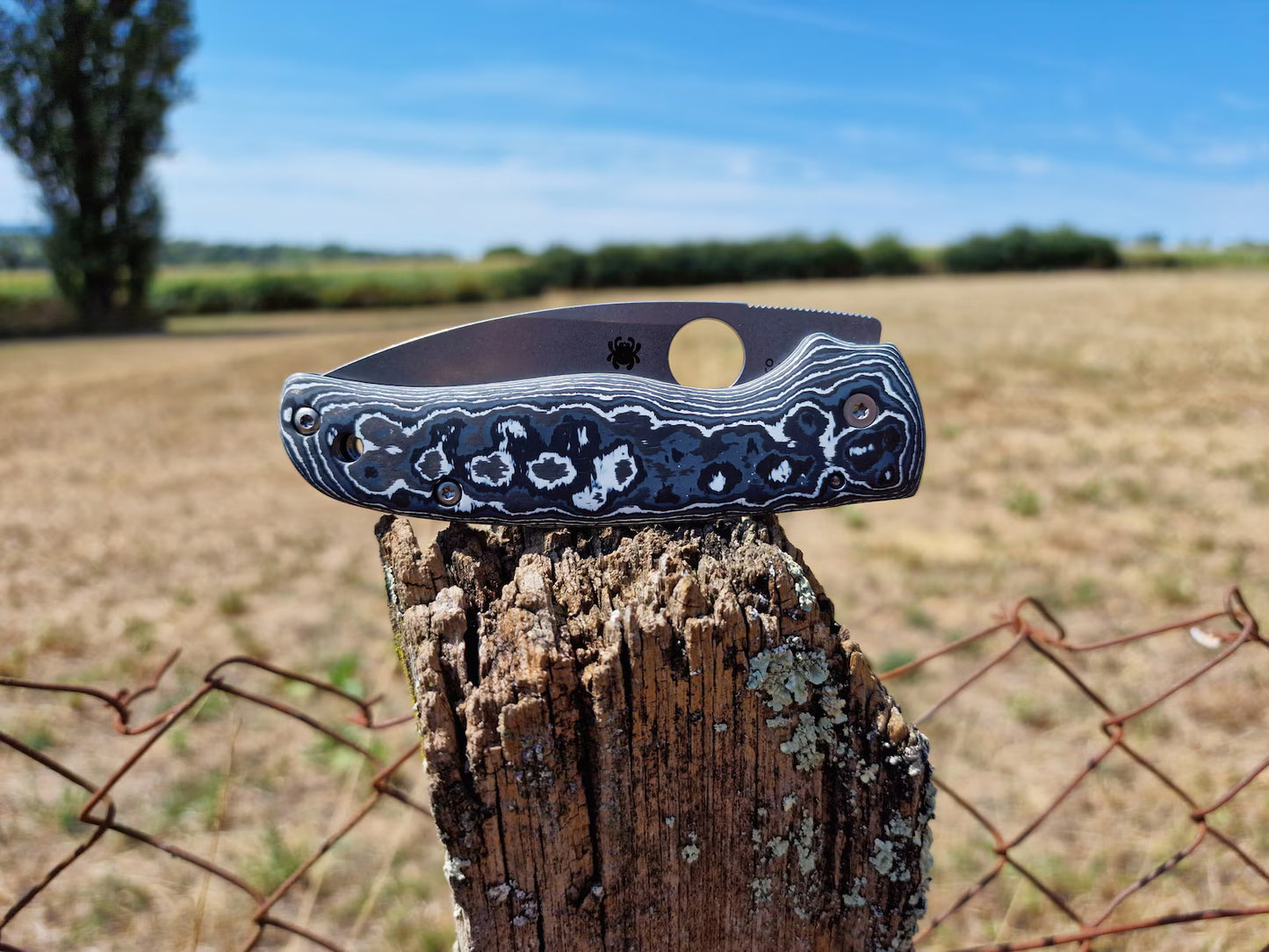 Scales in Carbon by Fatcarbon for spyderco Shaman