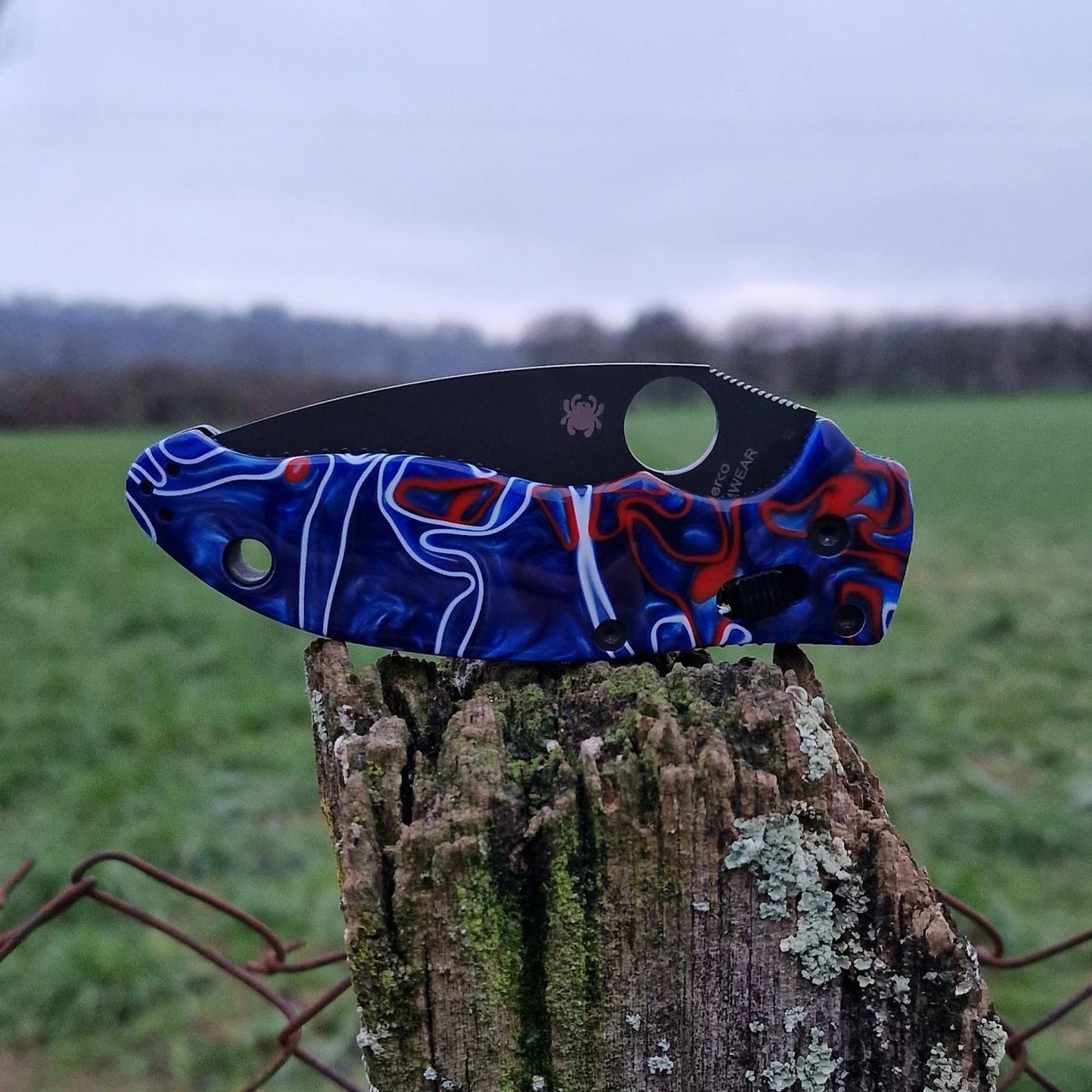 Scales in Kirinite for Spyderco Manix 2 and manix Lightweight