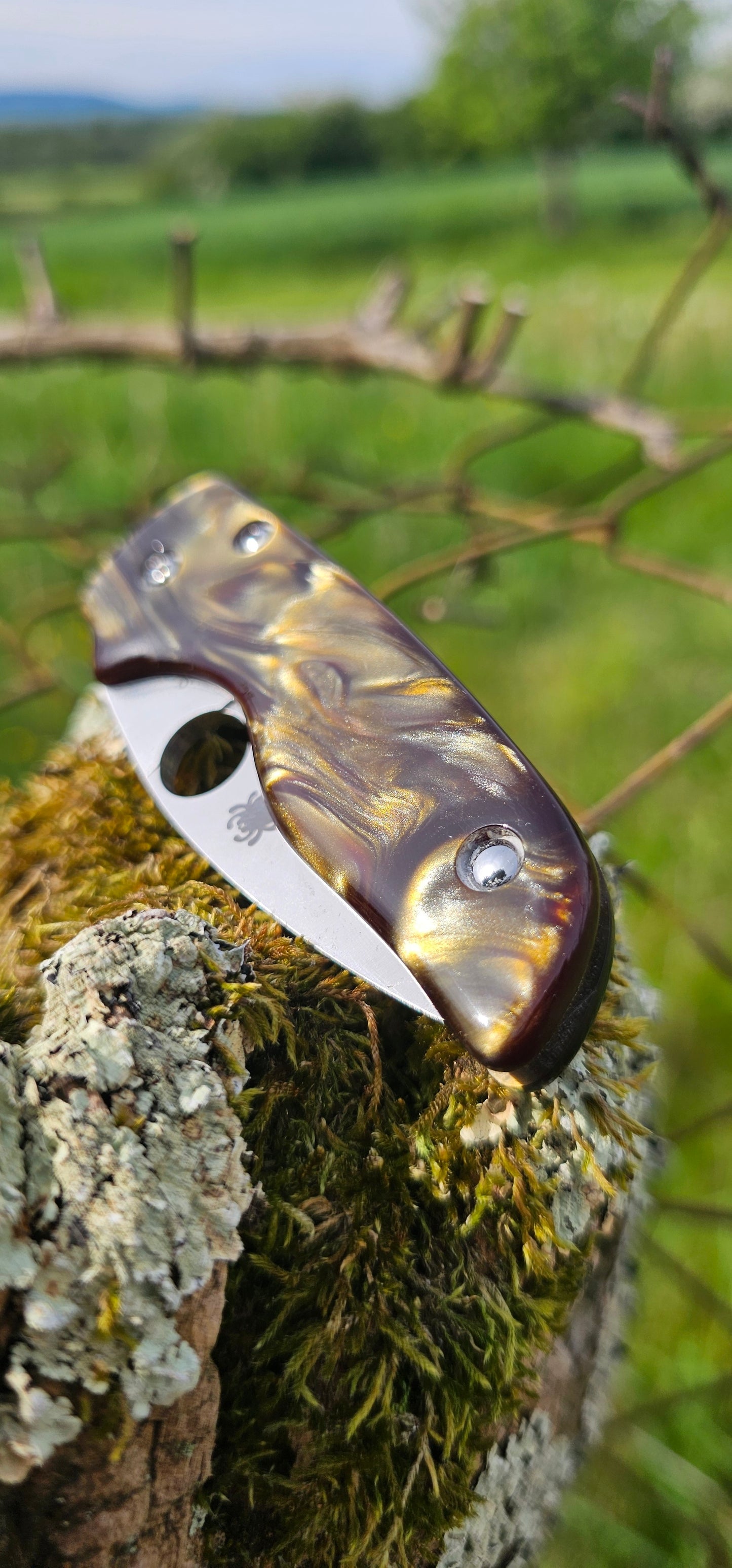 Scales in Kirinite for Spyderco Lil native