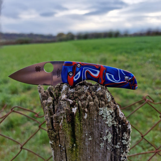 Scales in Kirinite for Spyderco Lil native
