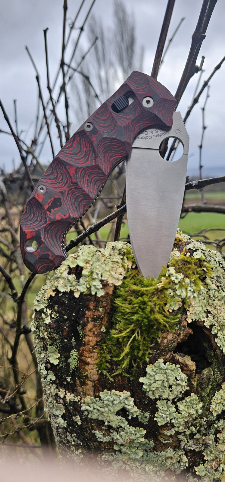 Scales Carbon by Fatcarbon for Spyderco Manix 2XL