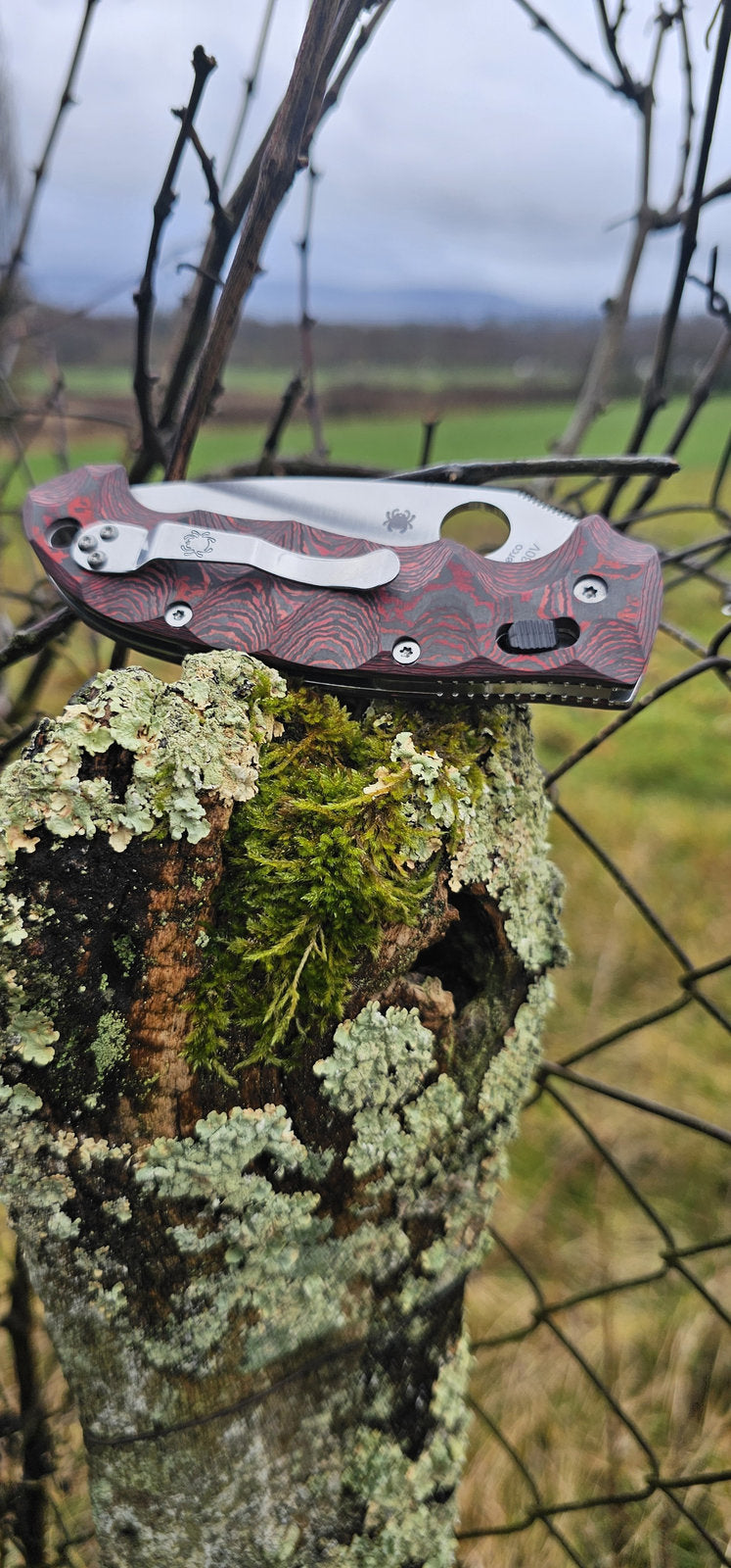Scales Carbon by Fatcarbon for Spyderco Manix 2XL