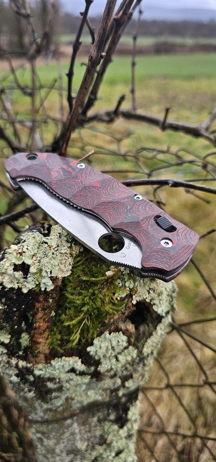 Scales Carbon by Fatcarbon for Spyderco Manix 2XL