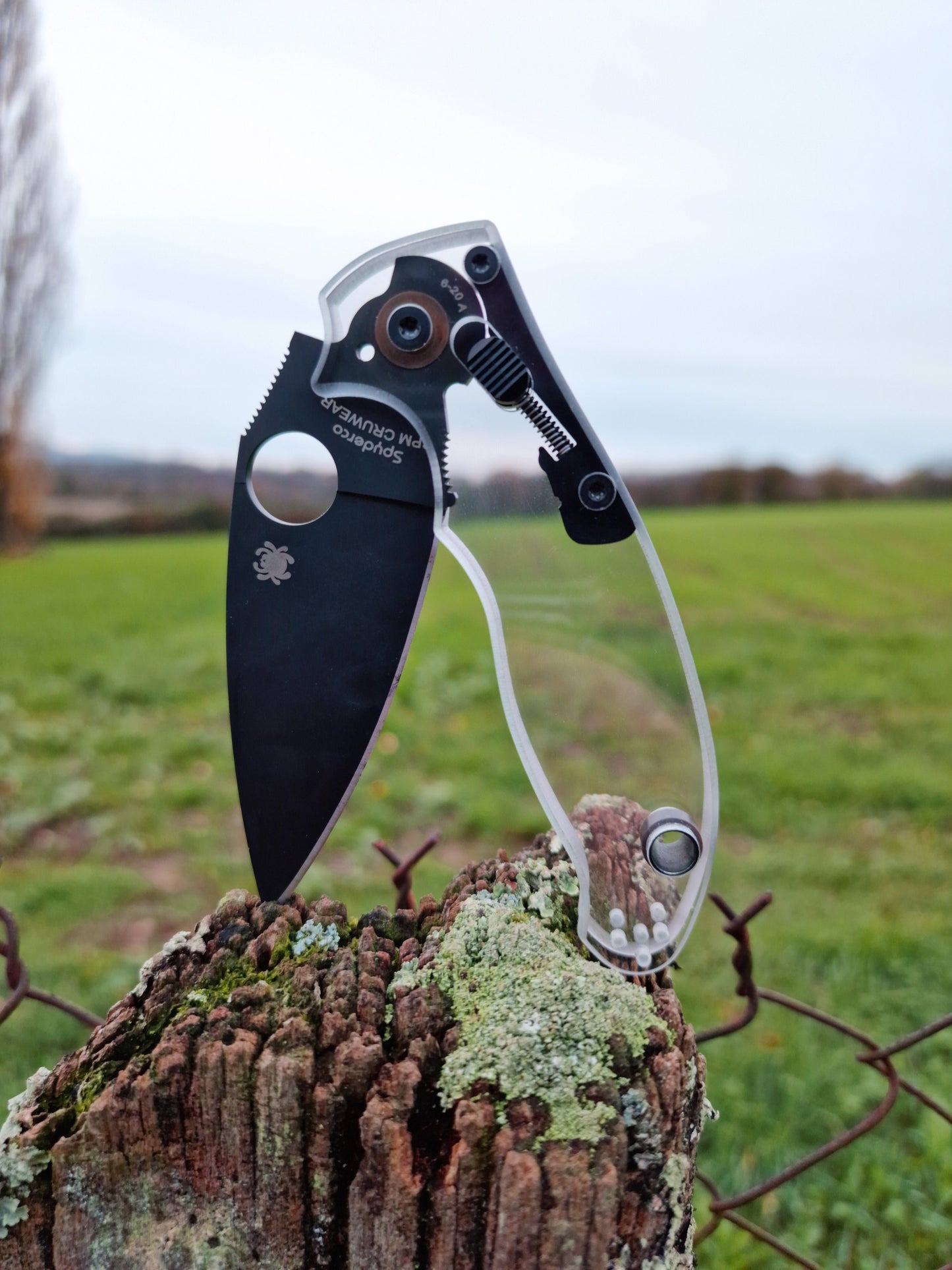 Scales in Polycarbonate for Spyderco Manix 2, 2XL and manix Lightweight