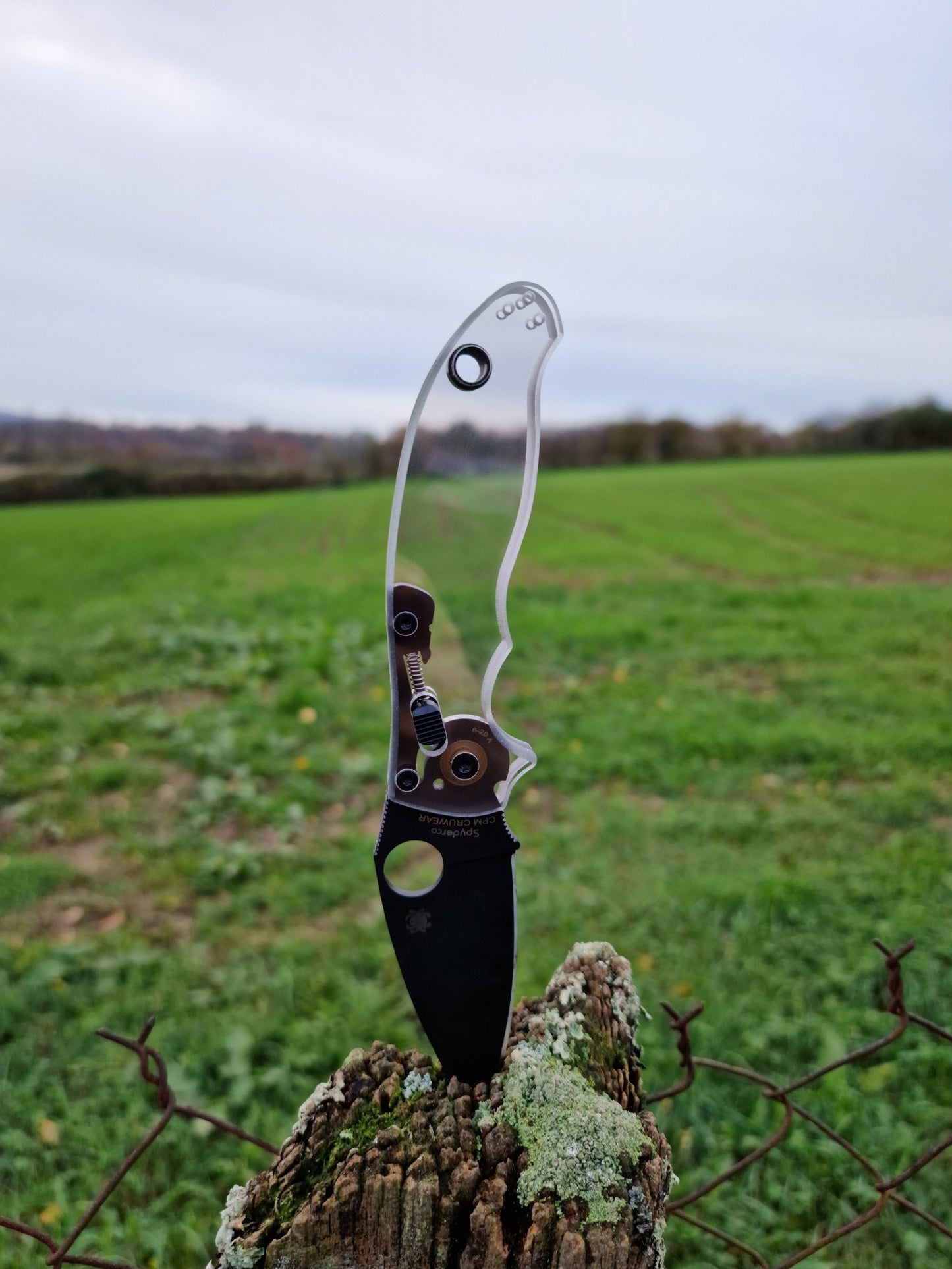 Scales in Polycarbonate for Spyderco Manix 2, 2XL and manix Lightweight