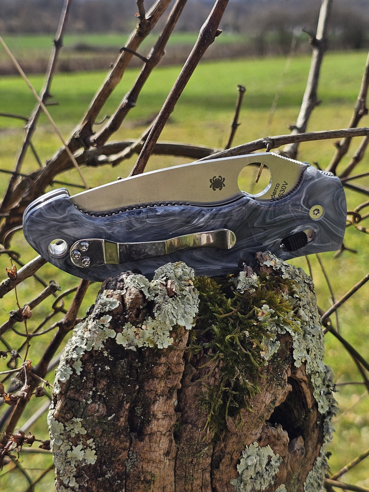 Scales in Polycarbonate for Spyderco Manix 2, 2XL and manix Lightweight