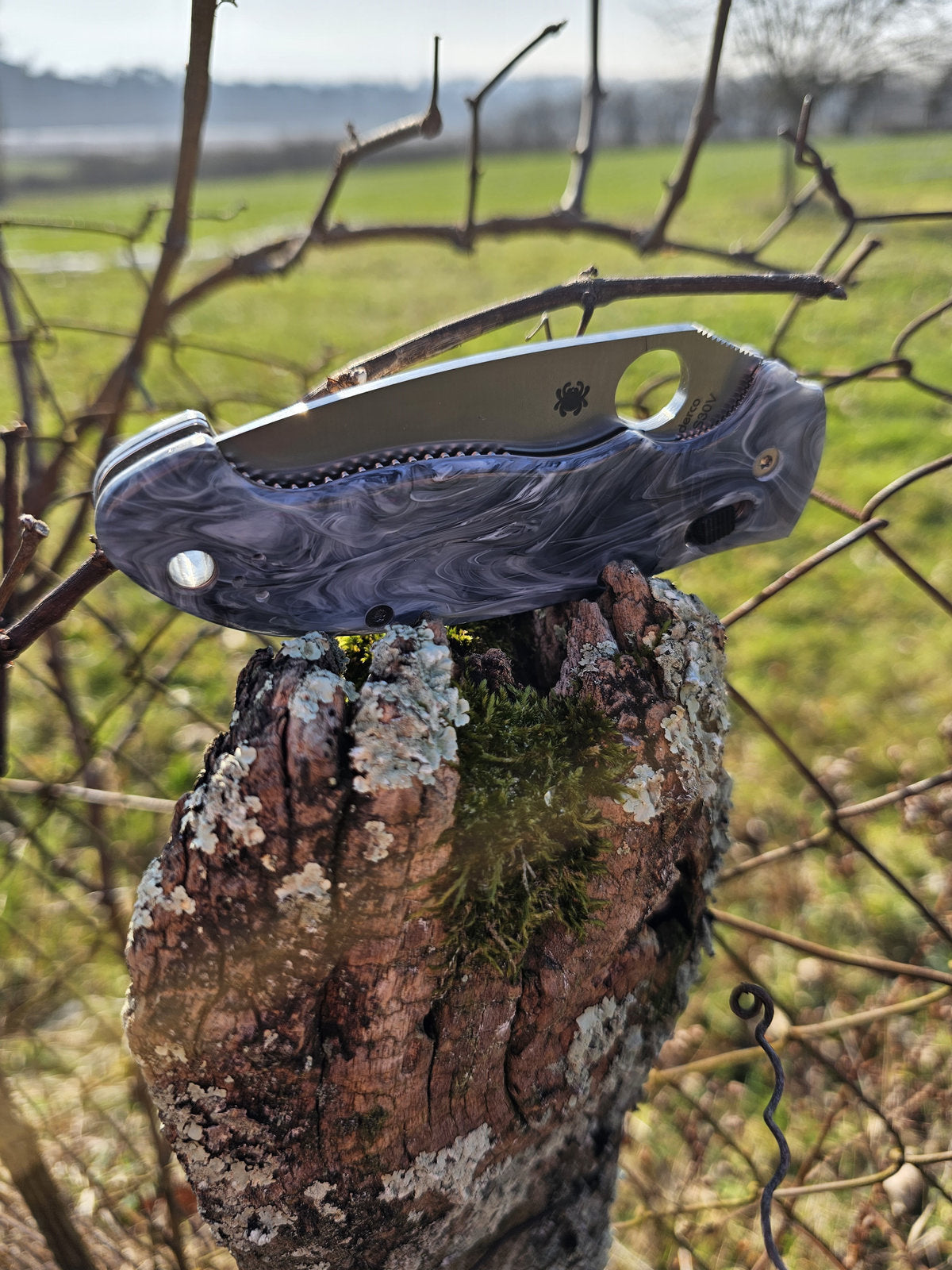 Scales in Polycarbonate for Spyderco Manix 2, 2XL and manix Lightweight