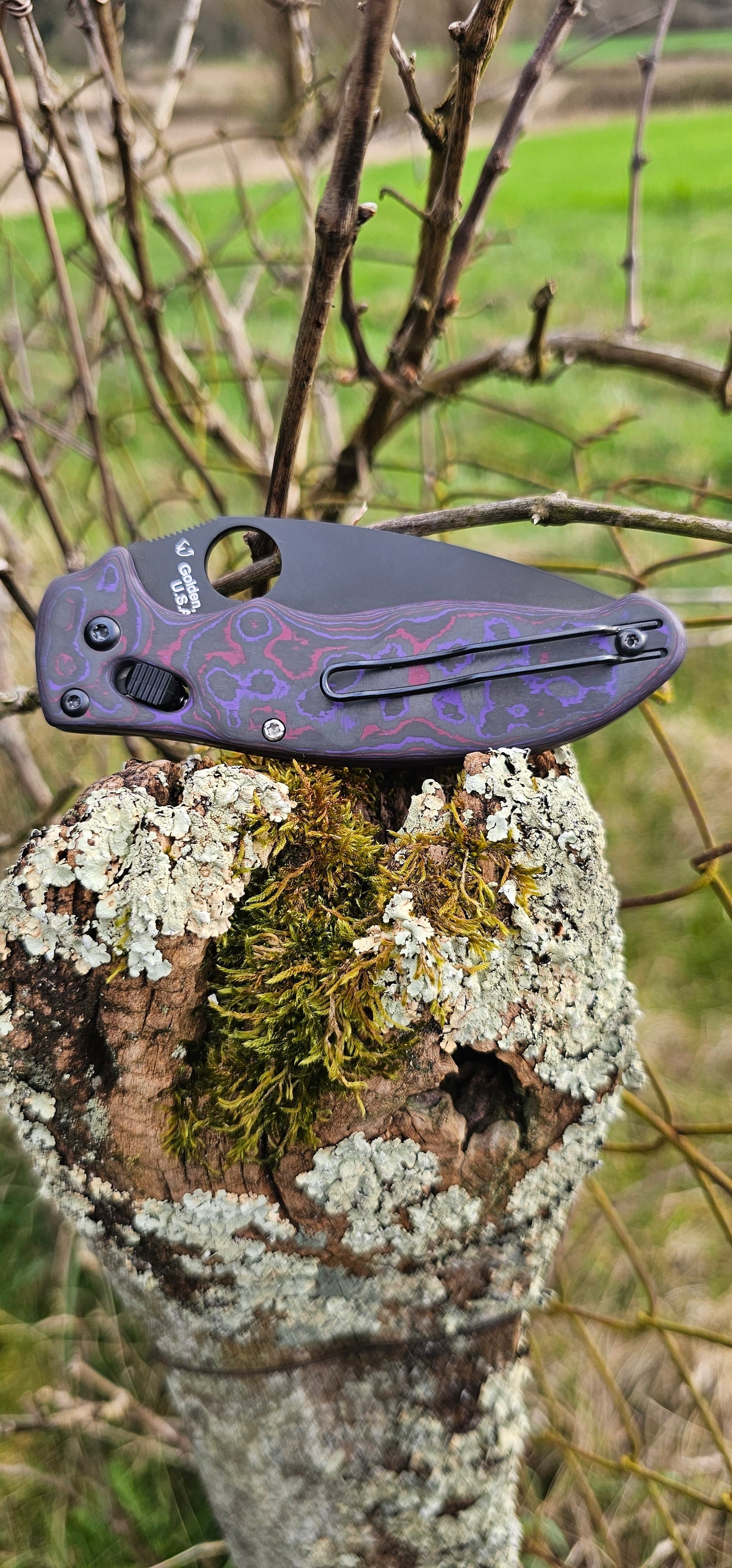 Scales Carbon by Fatcarbon for Spyderco Manix 2 and Manix 2 Lightweight