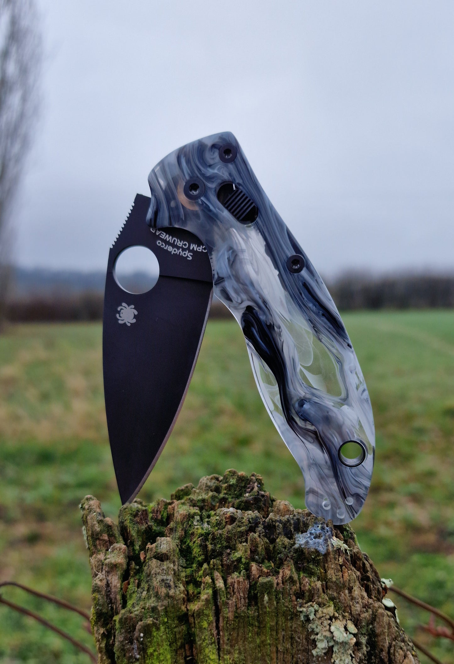 Scales in Polycarbonate for Spyderco Manix 2, 2XL and manix Lightweight
