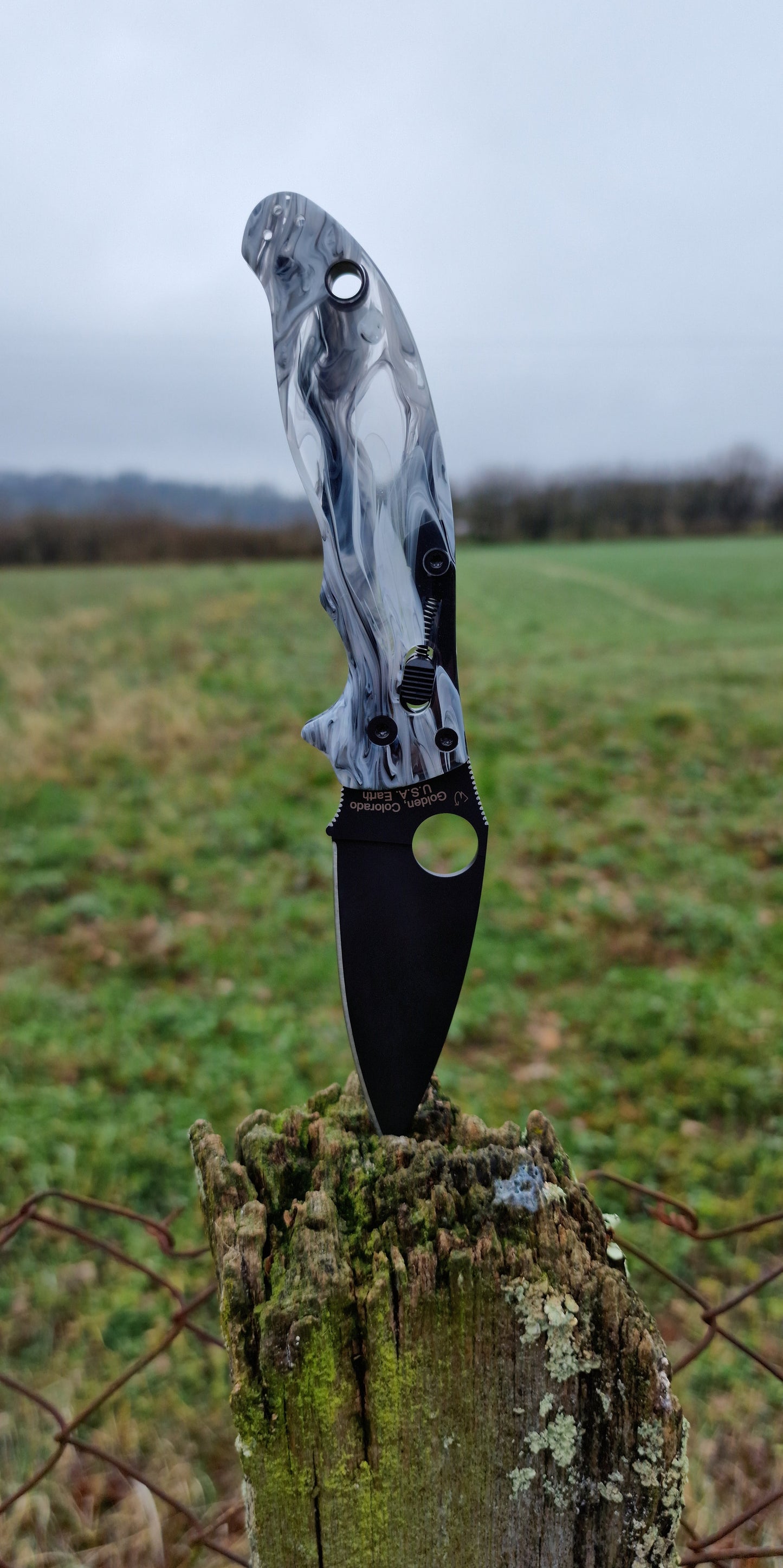 Scales in Polycarbonate for Spyderco Manix 2, 2XL and manix Lightweight