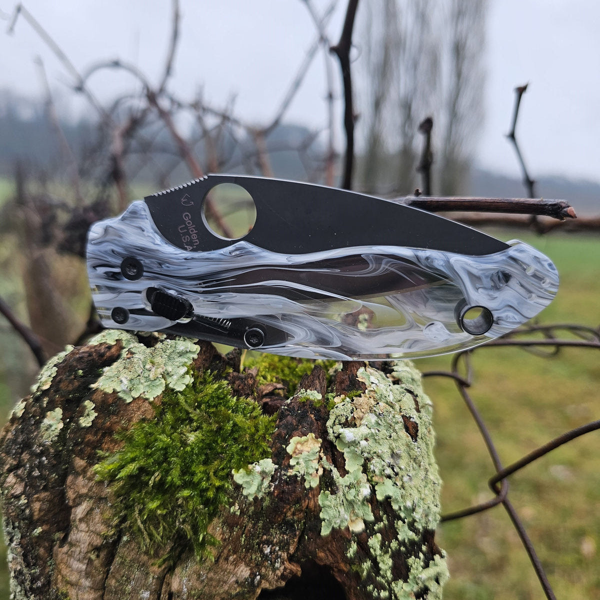 Scales in Polycarbonate for Spyderco Manix 2, 2XL and manix Lightweight