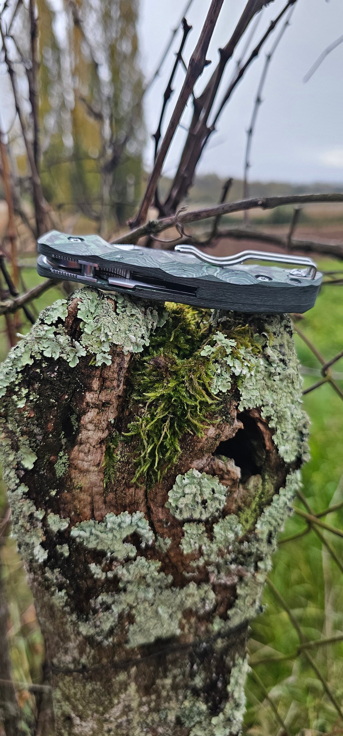 Scales in Carbon by Fatcarbon for Spyderco Sage 5 and 6