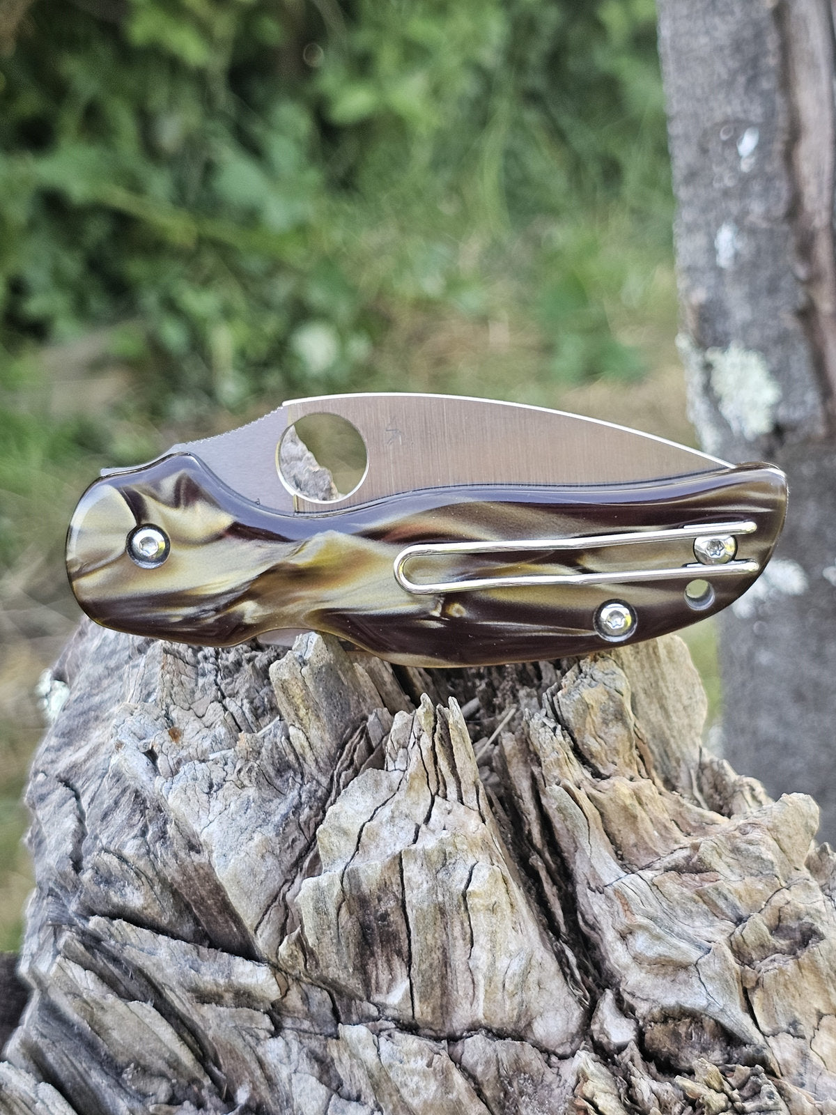 Scales in Kirinite for Spyderco Sage 5, 5 LW or 6