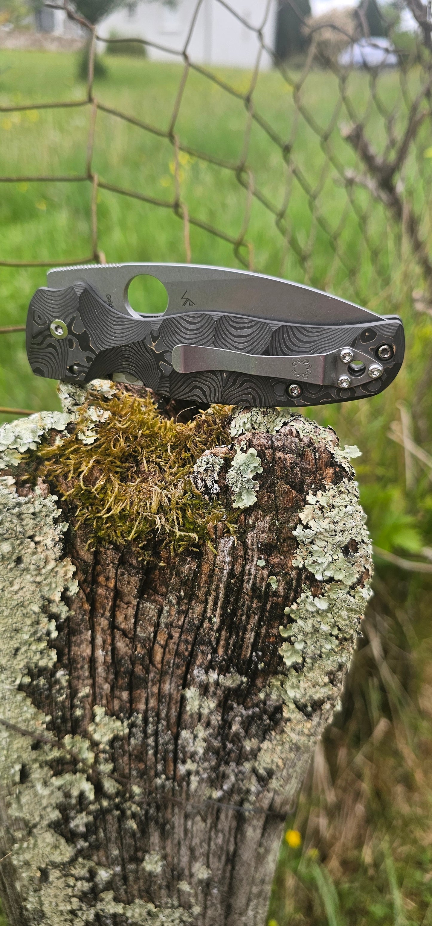 Scales in Carbon by Fatcarbon for spyderco Shaman