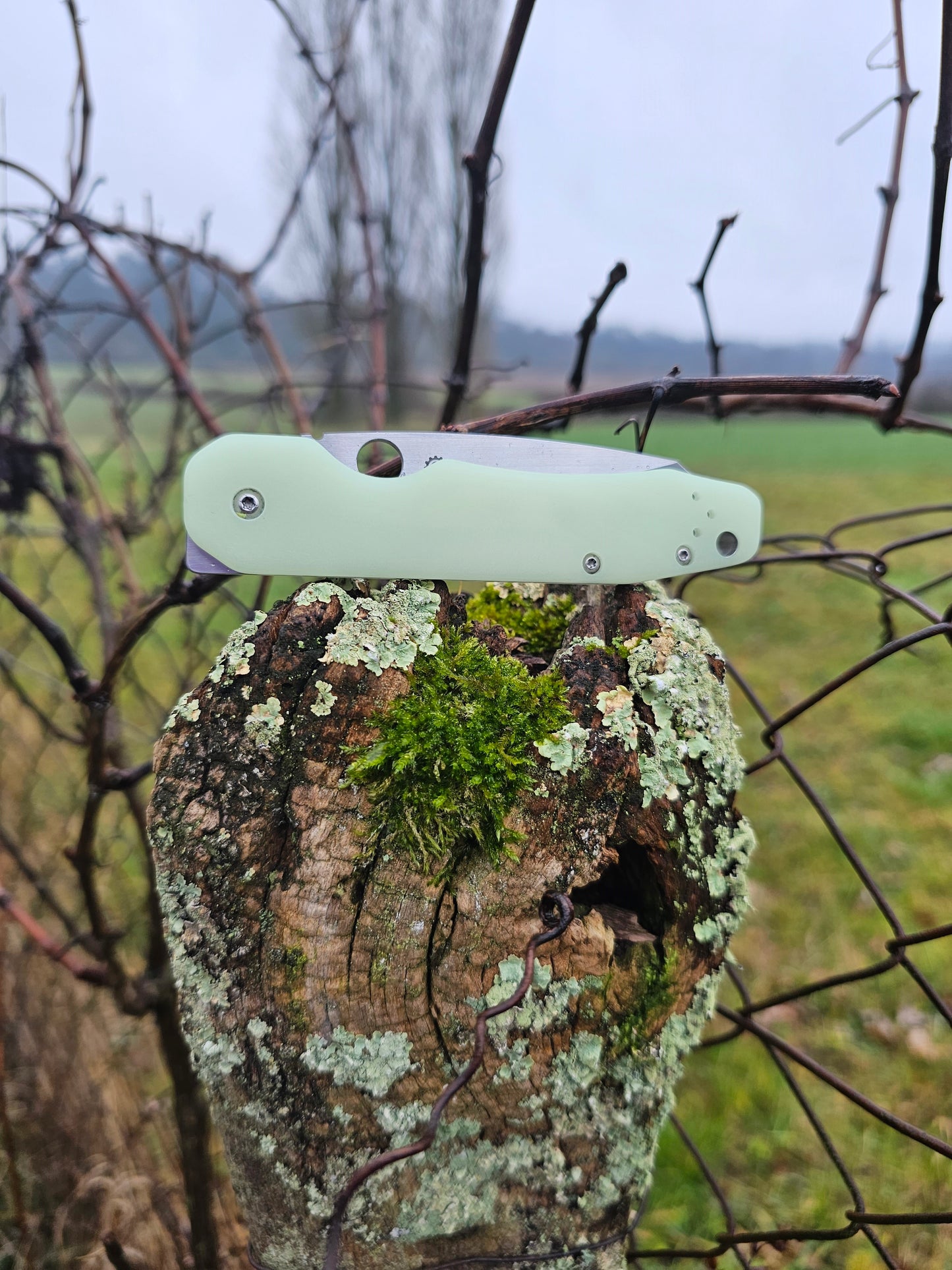 Scales in Kirinite for Spyderco Smock